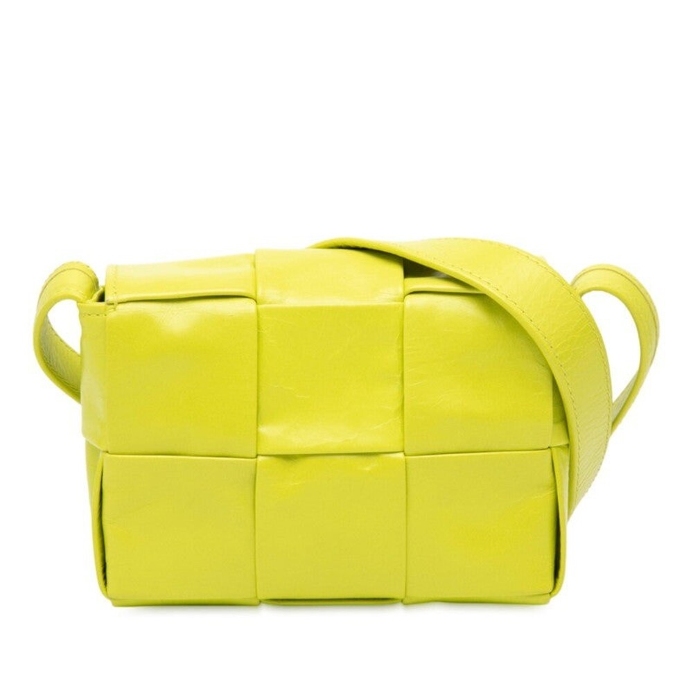 Bottega Veneta Maxi Intrecciato Cassette Shoulder Bag Green